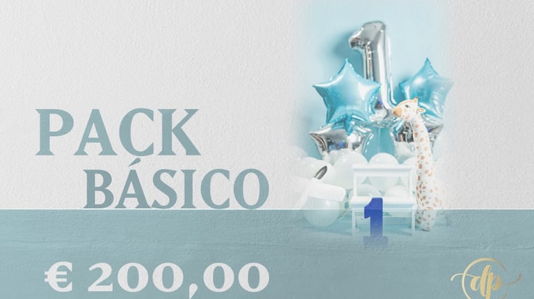 Pack Básico de decoración de cumpleaños