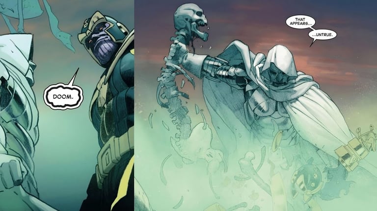 Thanos and Dr Doom