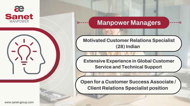 Motivated Customer Relations Specialist