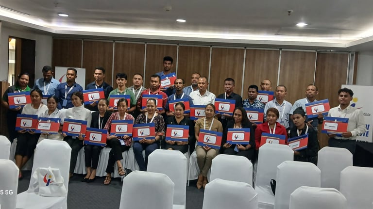 Awards Ceremony Honoring Landi Institute Training Participants