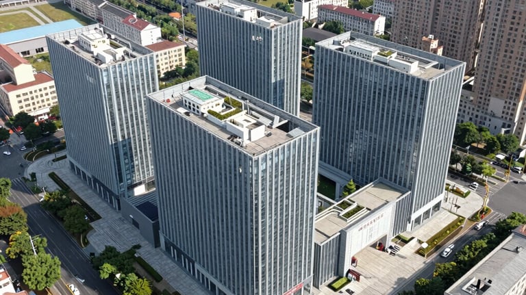 white building