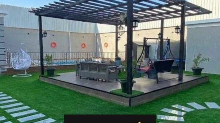 تنسيق حدائق جلسات خارجية الدمام