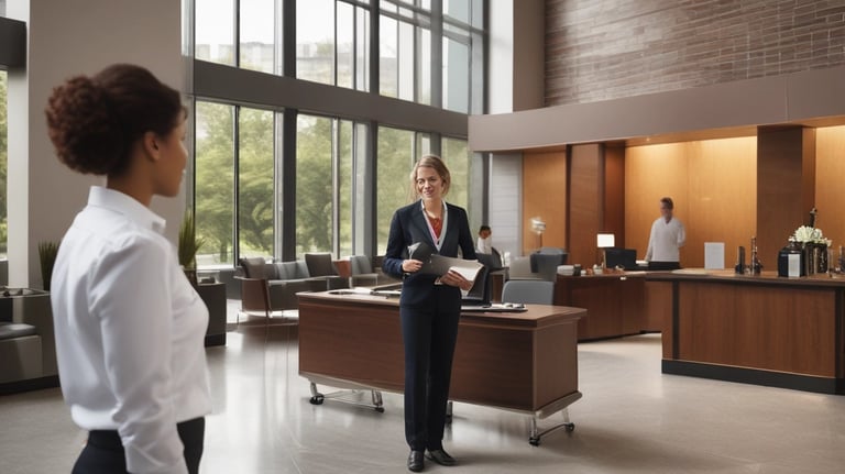 A curved facade covered in white latticework