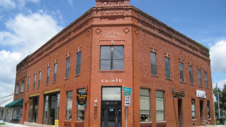 Curb appeal in Downtown Mayo, Lafayette County Florida