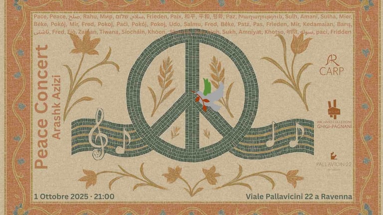 Peace Concert Arashk Azizi Pallavicini 22 a Ravenna