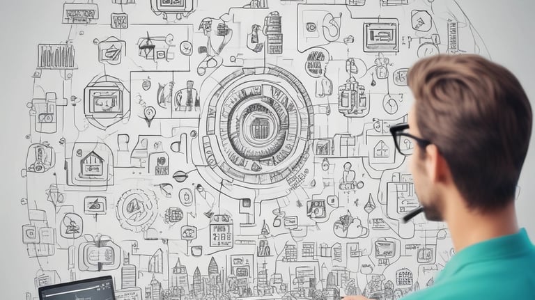 a yellow staircase case with a yellow handrail