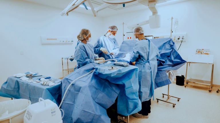 Paquetes Quirúrgicos, campos, envolvederas