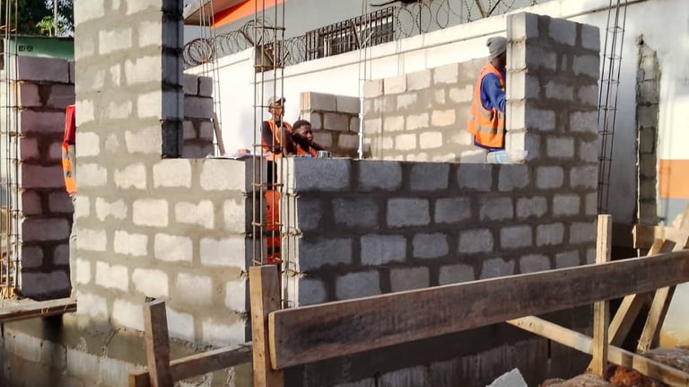 construction d une villa basse