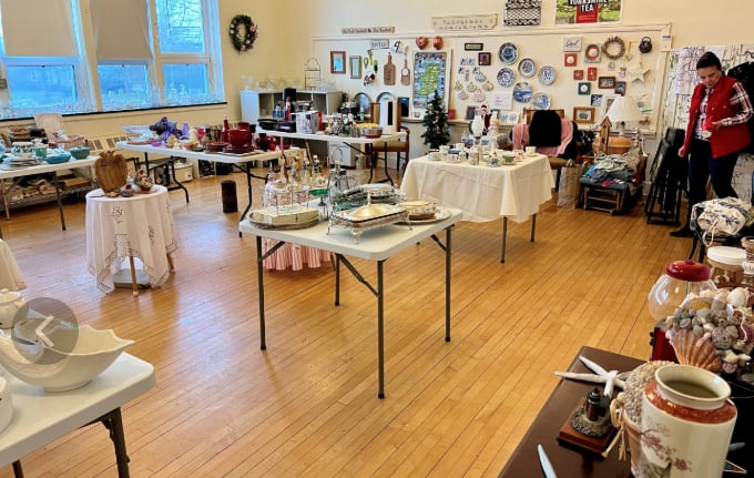 A picture of the interior of the Middletown senior center