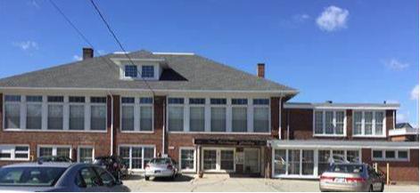 A picture of the front of the Portsmouth Senior center