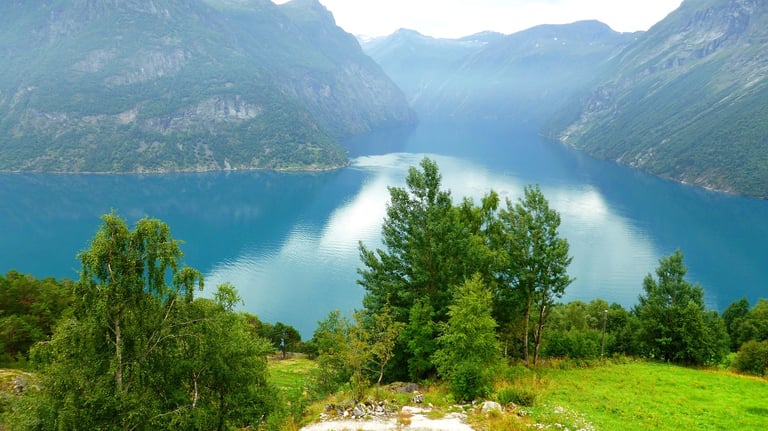 Norwegen, Bergen, Fjord