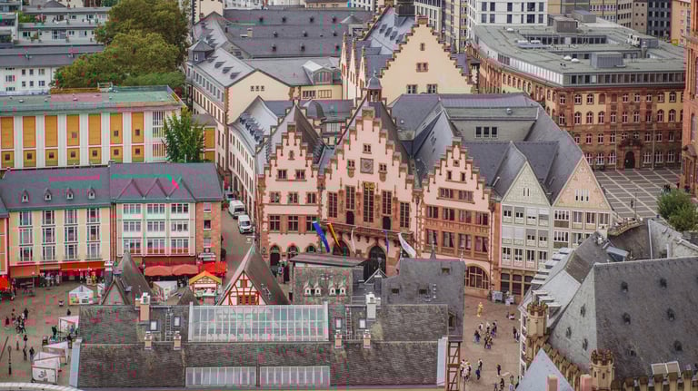 a cityscape of a city with a bus and a bus