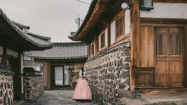 An image of a touristic spot in Korea