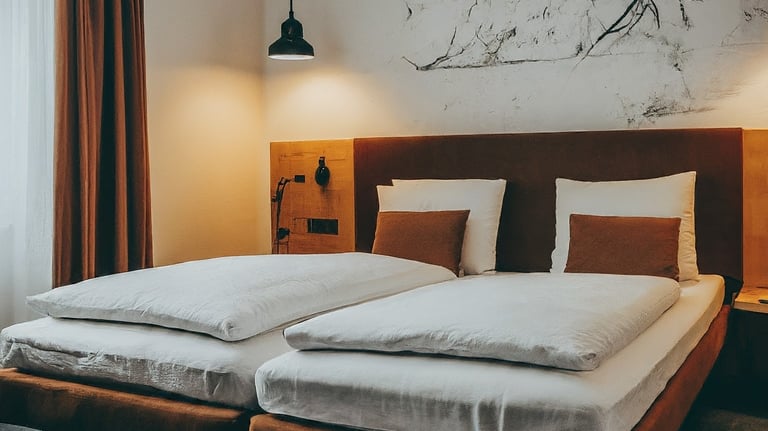 An image of a bedroom in a hotel.