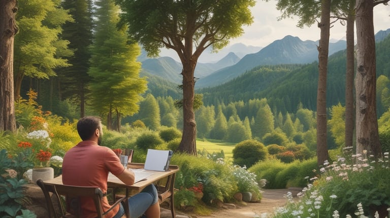 Happy family at home with domestic helper arranged by the agency.