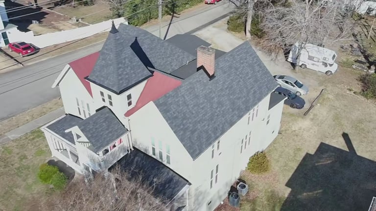 Asphalt shingle roof installation for homeowner in Farmville VA