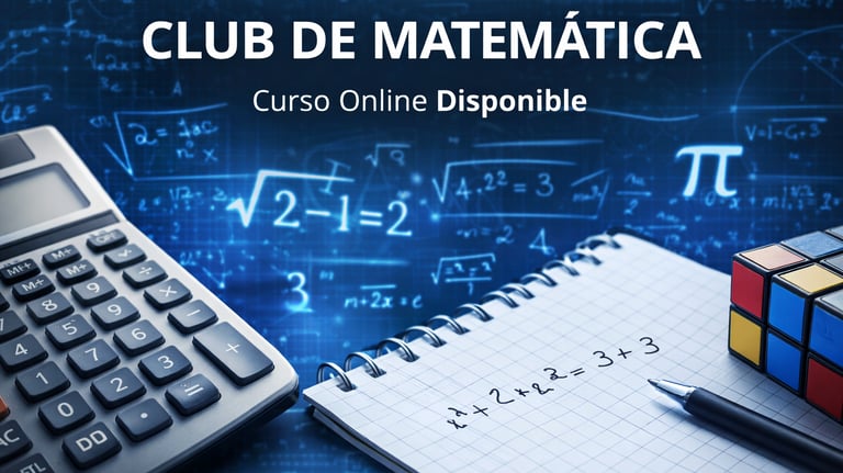 IMAGEN SOBRE UN CLUB DE MATEMATICA CURSO ONLINE