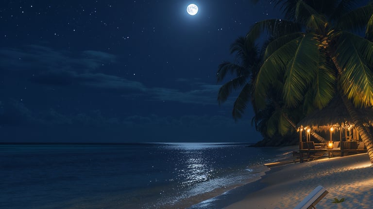 Island Nights  Romantic tropical soul instrumentals with warm guitars, sax textures, and relaxed isl