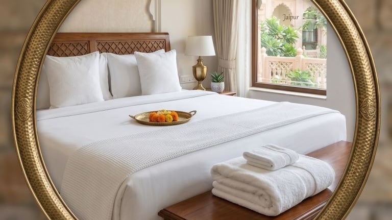 "Wholesale hotel bedsheet set, high-thread-count white cotton linen for bulk hospitality supply."