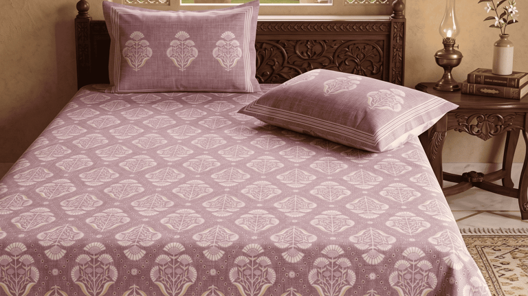 "Wholesale Jaipuri cotton bedsheets manufacturer in Jaipur."