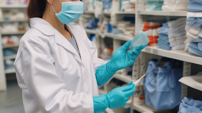 Single-use gloves and clothing