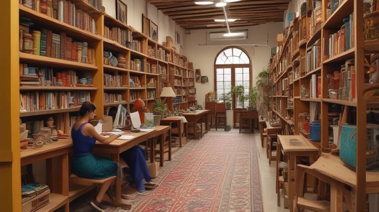 A group of aspiring entrepreneurs attending a hands-on fashion retail training session