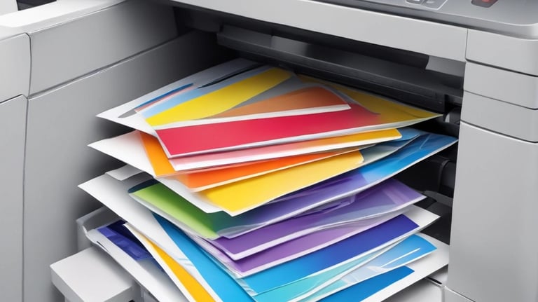 A visual of bookshelves filled with published books.