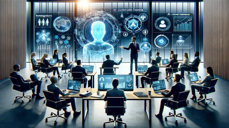 Team training session for new AI automation deployment