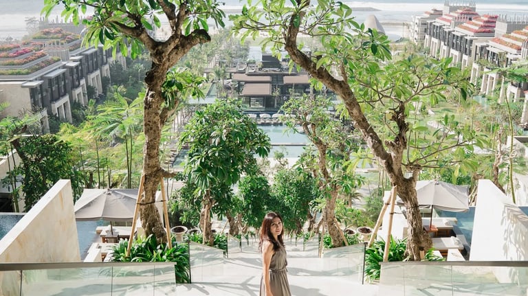 resort landscape view at apurva kempinski bali nusa dua