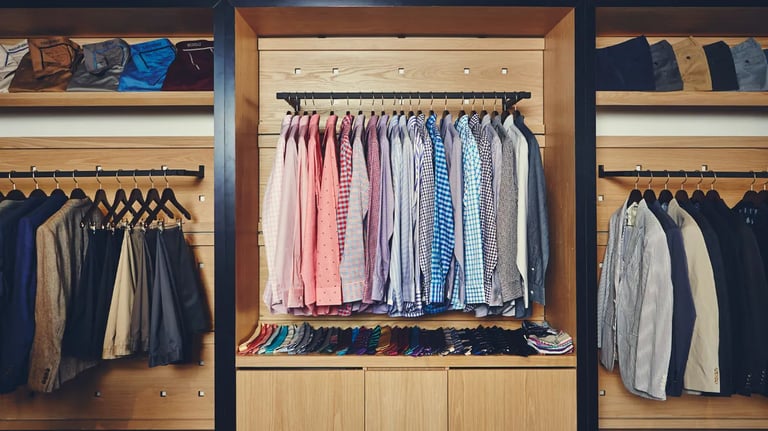 tri de dressing hommes