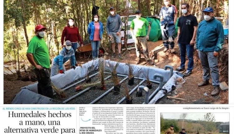 EcoRumbo en la prensa destacando soluciones sustentables y educación ambiental en Chiloé