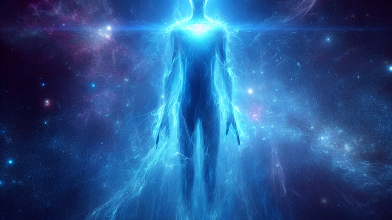 Energy flow through a person at universal truths