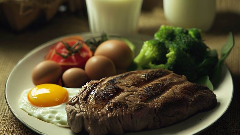 Egg, dairy and animal protein