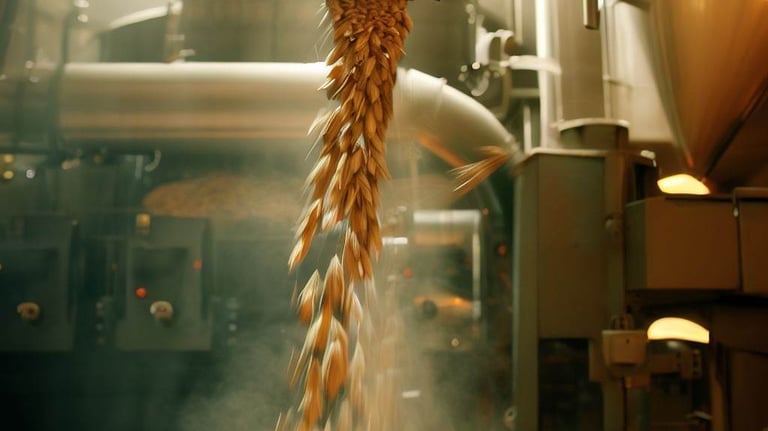 Grain processing facility