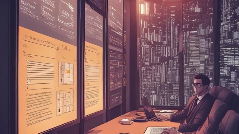 A bustling market stall filled with various dried goods in transparent containers and bags, likely seafood or herbs, with people actively engaged in packing and handling the goods. The area is well-lit with hanging light bulbs, and a large sign with Chinese characters is prominently displayed above. The floor is tiled, and there are boxes and stools scattered around.