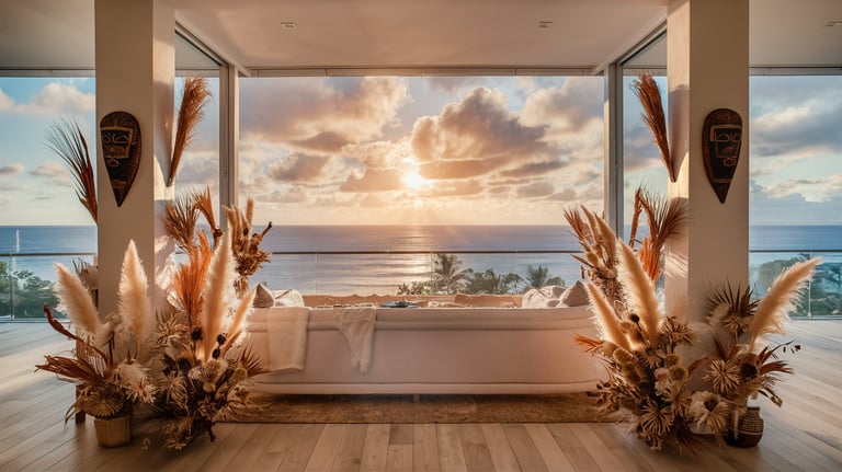 déco bouquet réunion varangue