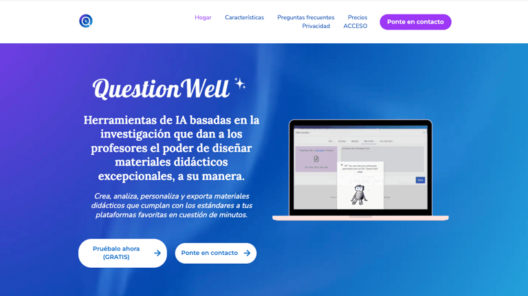 pantallazo question well