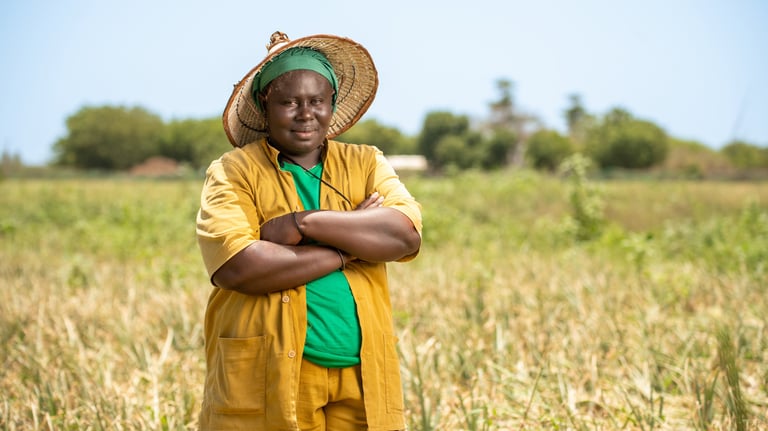 a woman in a straw hat and a straw hat