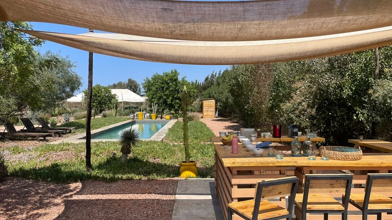 bar facing pool