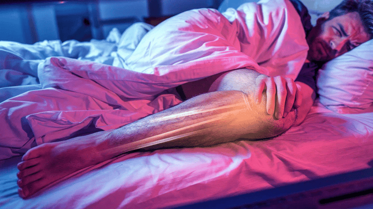 genou gonfle douleur nuit