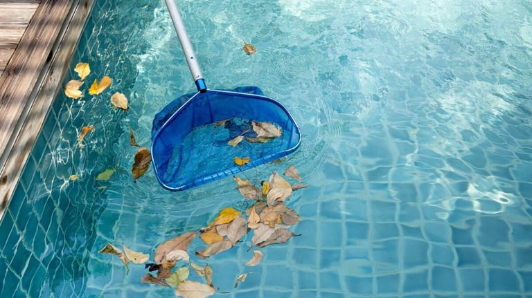 coup epuissette piscine