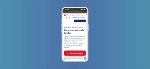 Desaparecidos Terremoto Venezuela
