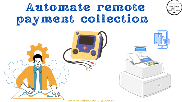 Automate remote payment collection with JustWise Accounting Books. Efficient, secure, and convenient