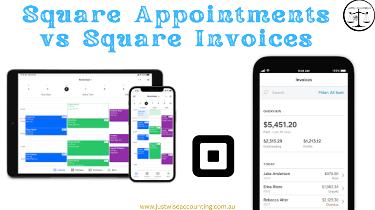 Square Appointments vs Square Invoices: A comparison of scheduling and billing tools.