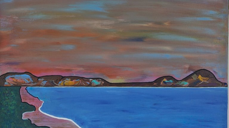 Coastal Reverie, Nigerian Artist in UK