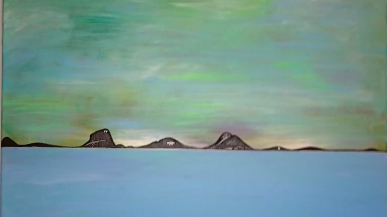 Unfolding Distance, Nigerian artist Yomi Gbamis