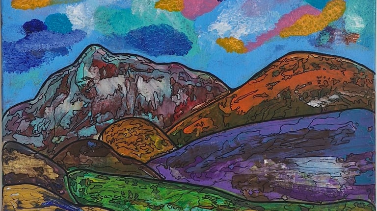 Realms Fragment by Yomi Gbamis, Contemporary artist in Belfast