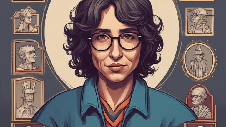 white and black abstract painting