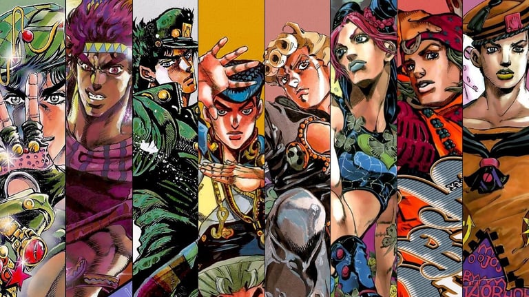 JoJo's Bizarre Adventure Raw Clips