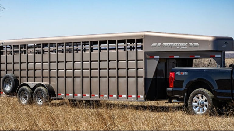Travalong steel stock trailer